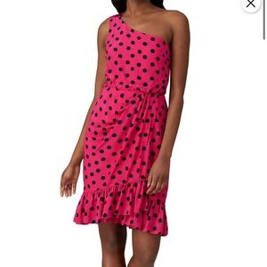 Derek Lam 10 Crosby Taula One Shoulder Dress Size 14